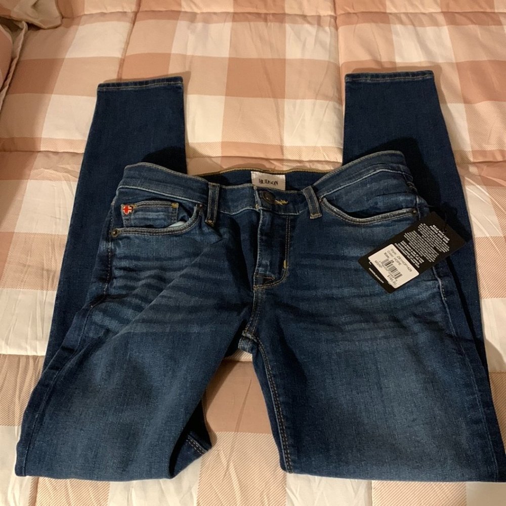 NWT Hudson Krista Super Skinny Jeans Hope Blue Size 25